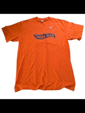 Hot Mess Orange Graphic Short Sleeve Tee - Women